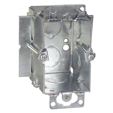 single gang metal electrical box|steel old work gangable box.